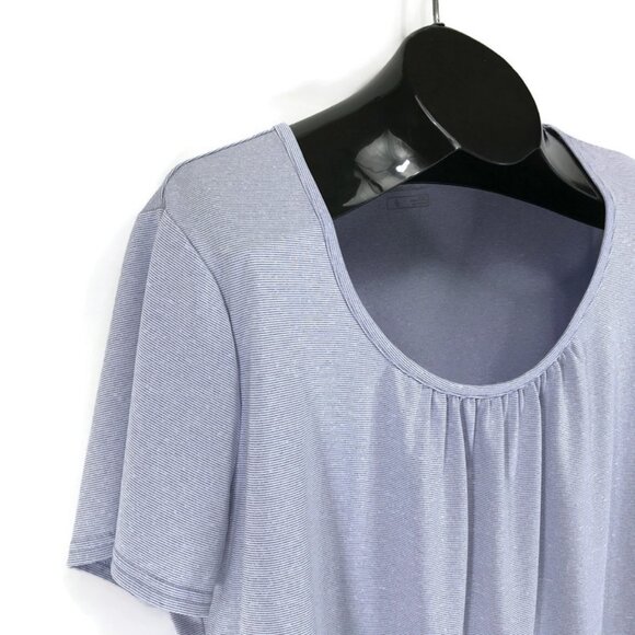 Eddie Bauer Travex Scoop Neck Tee Women's Plus 2XL Pinstripe Freedry Outdoor - Picture 5 of 11